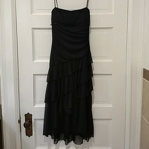 Black cocktail dress